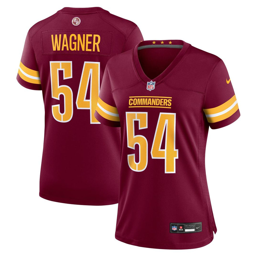 Bobby Wagner Washington Commanders Nike Women's Team Game Jersey - Burgundy Official NFL Team Apparel Football Fan Gear