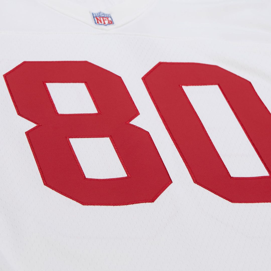 Jerry Rice San Francisco 49ers Mitchell & Ness 1994 Legacy Replica Jersey - White Official NFL Team Apparel Football Fan Gear