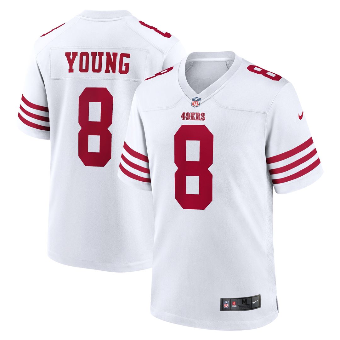 Steve Young San Francisco 49ers Nike Retired Player Game Jersey - Scarlet Official NFL Team Apparel Football Fan Gear
