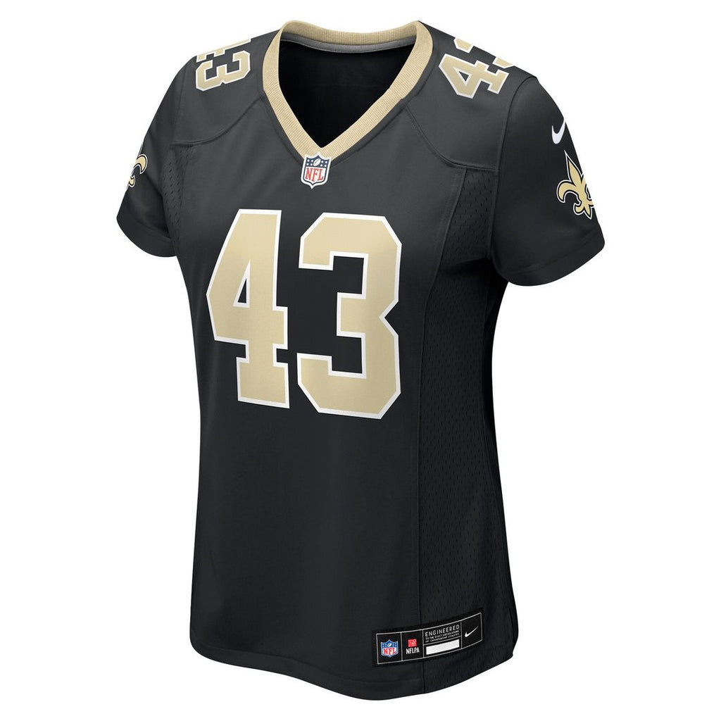 Michael Davis New Orleans Saints Nike Women's Team Game Jersey - Black Official NFL Team Apparel Football Fan Gear
