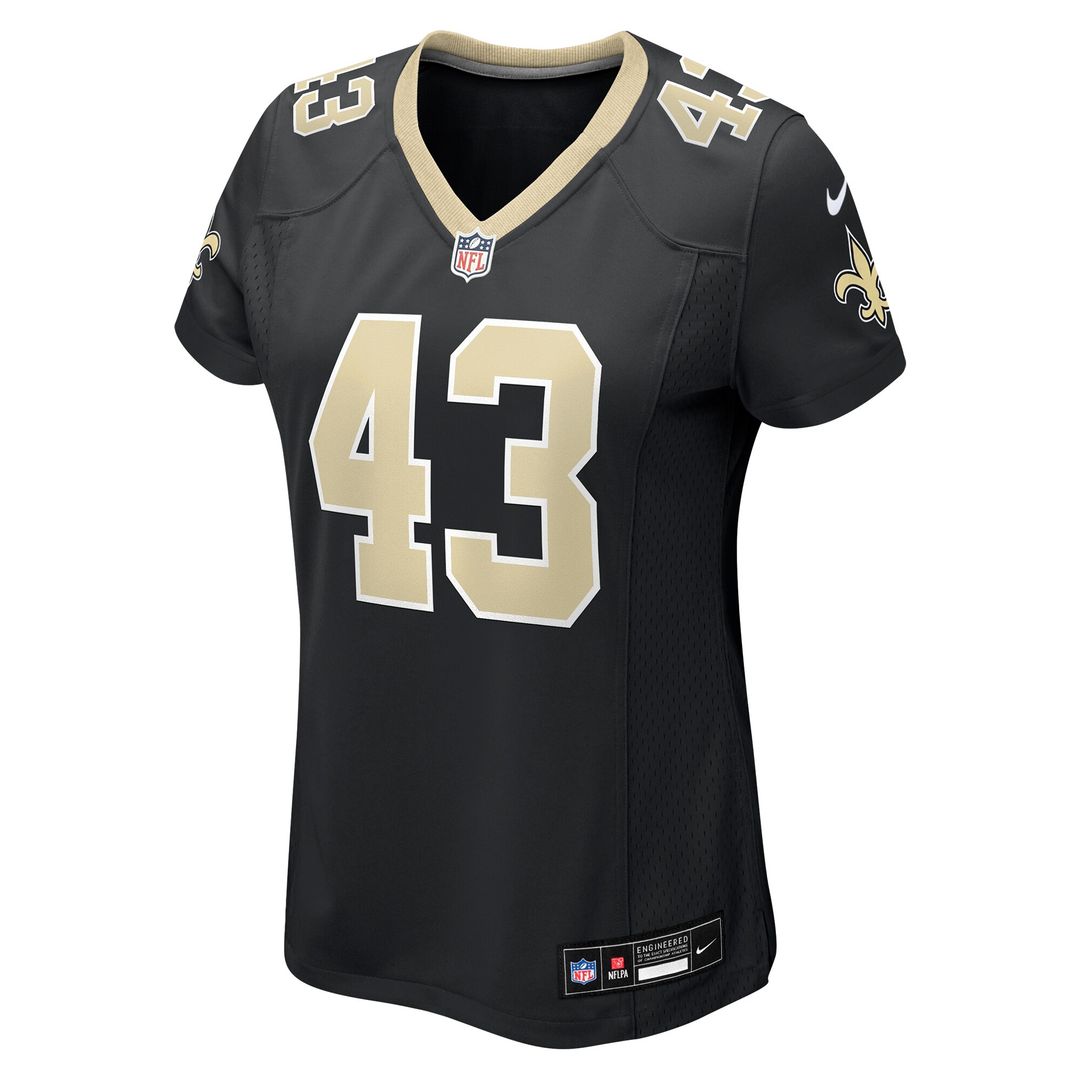 Michael Davis New Orleans Saints Nike Women's Team Game Jersey - Black Official NFL Team Apparel Football Fan Gear