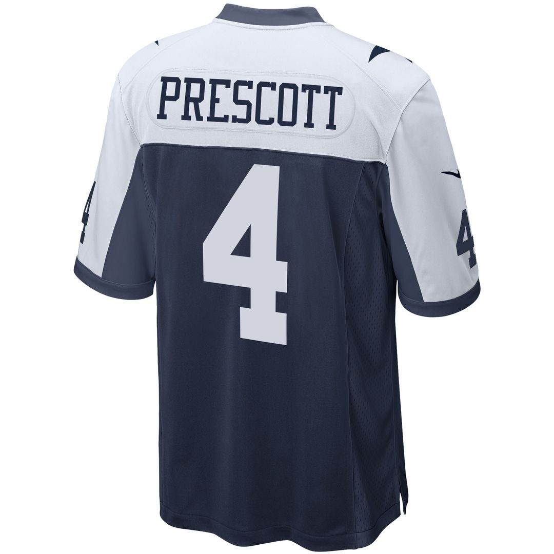 Dak Prescott Dallas Cowboys Nike Alternate Game Team Jersey - White Official NFL Team Apparel Football Fan Gear
