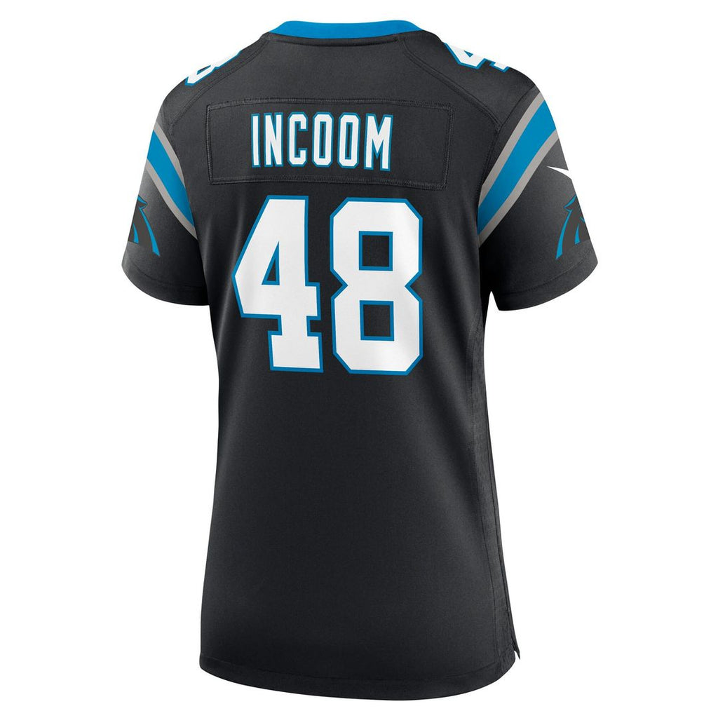 Thomas Incoom Carolina Panthers Nike Women's Team Game Jersey - Black Official NFL Team Apparel Football Fan Gear