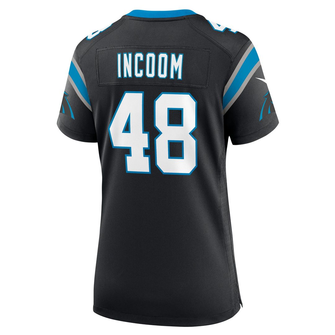 Thomas Incoom Carolina Panthers Nike Women's Team Game Jersey - Black Official NFL Team Apparel Football Fan Gear