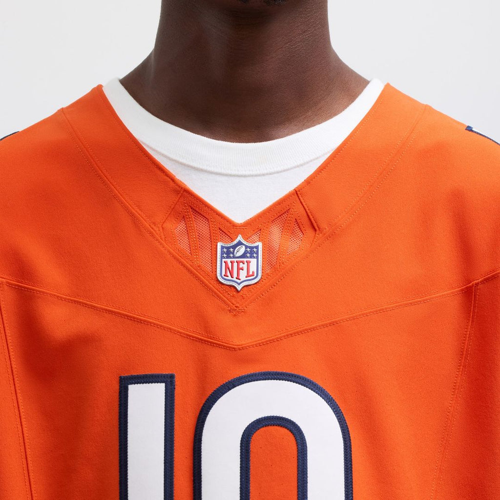 Caleb Williams Chicago Bears Nike Alternate Vapor F.U.S.E. Elite Jersey - Orange Official NFL Team Apparel Football Fan Gear