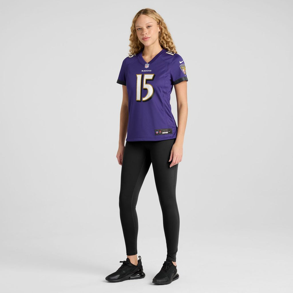 Cooper Rush Baltimore Ravens Nike Women's Team Game Jersey - Purple Official NFL Team Apparel Football Fan Gear