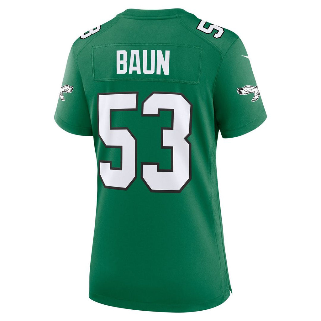 Zack Baun Philadelphia Eagles Nike Women's Game Jersey - Midnight Green Official NFL Team Apparel Football Fan Gear