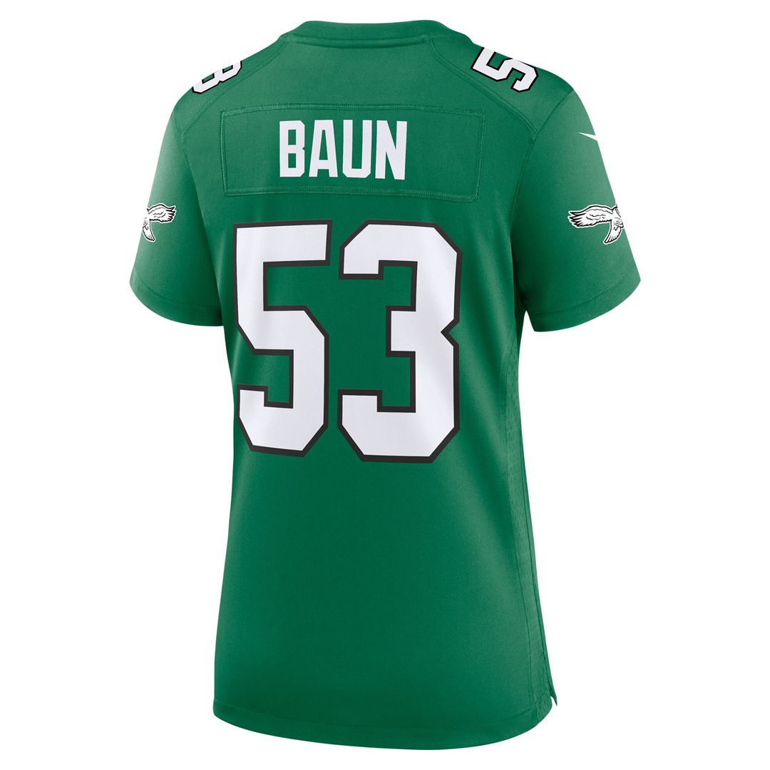 Zack Baun Philadelphia Eagles Nike Women's Game Jersey - Midnight Green Official NFL Team Apparel Football Fan Gear