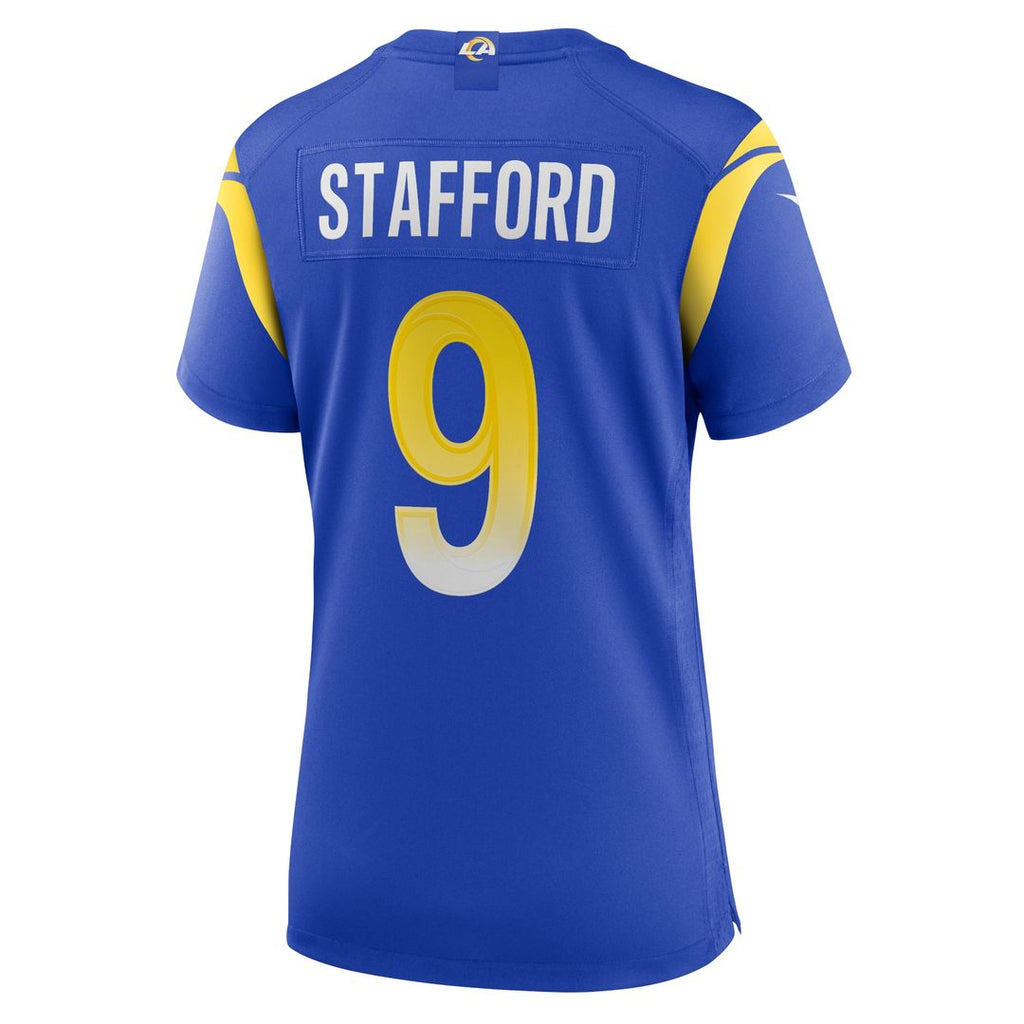Matthew Stafford Los Angeles Rams Nike Women's Game Jersey - Royal Official NFL Team Apparel Football Fan Gear
