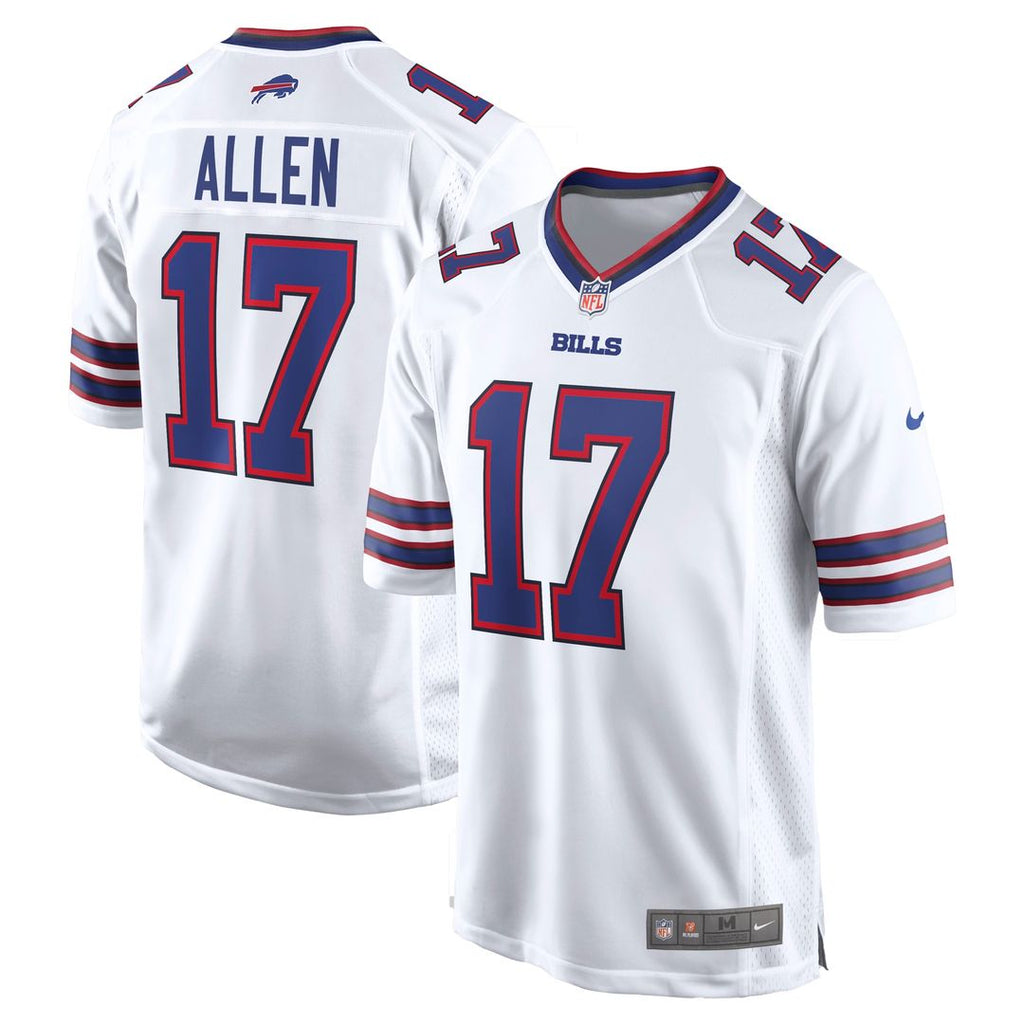 Josh Allen Buffalo Bills Nike White Game Player Jersey - White Official NFL Team Apparel Football Fan Gear