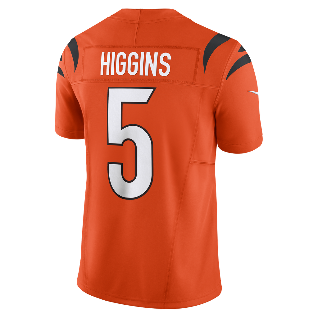 Tee Higgins Cincinnati Bengals Nike Vapor F.U.S.E. Limited Jersey - Orange Official NFL Team Apparel Football Fan Gear