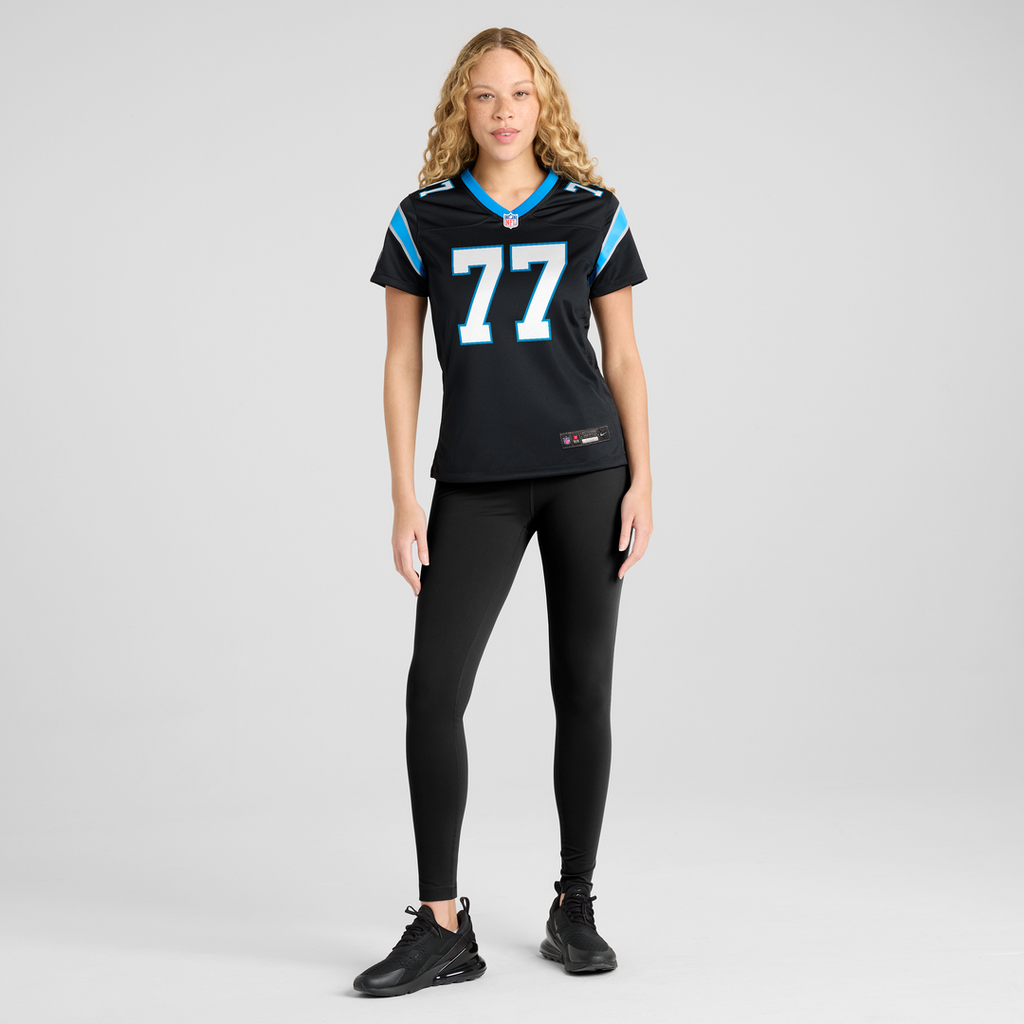 Luke Fortner Carolina Panthers Nike Women's Team Game Jersey - Black Official NFL Team Apparel Football Fan Gear