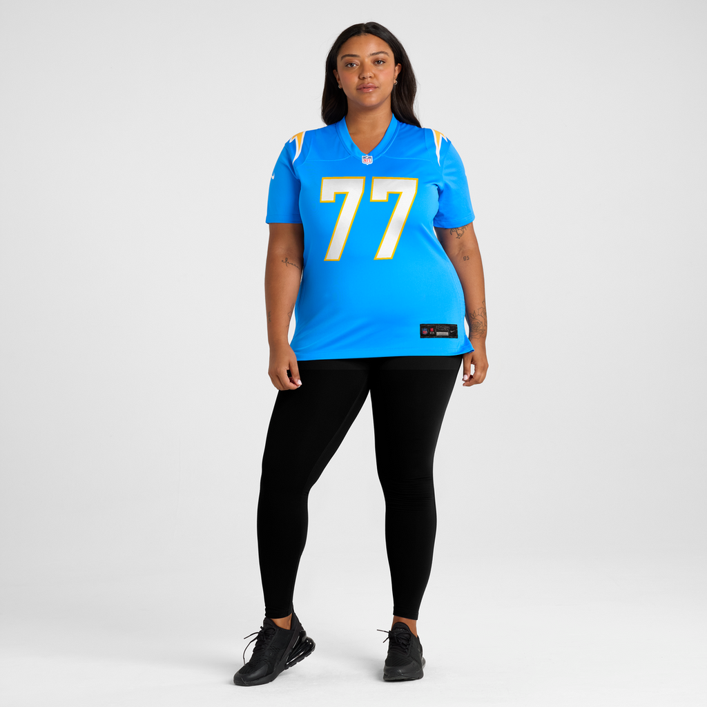 Travis Burke Los Angeles Chargers Nike Women's Team Game Jersey - Powder Blue Official NFL Team Apparel Football Fan Gear