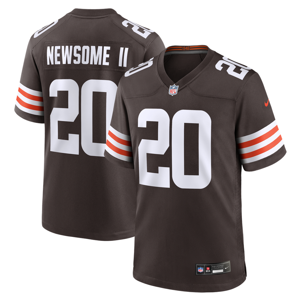 Greg Newsome II Cleveland Browns Nike Game Jersey - Brown Official NFL Team Apparel Football Fan Gear
