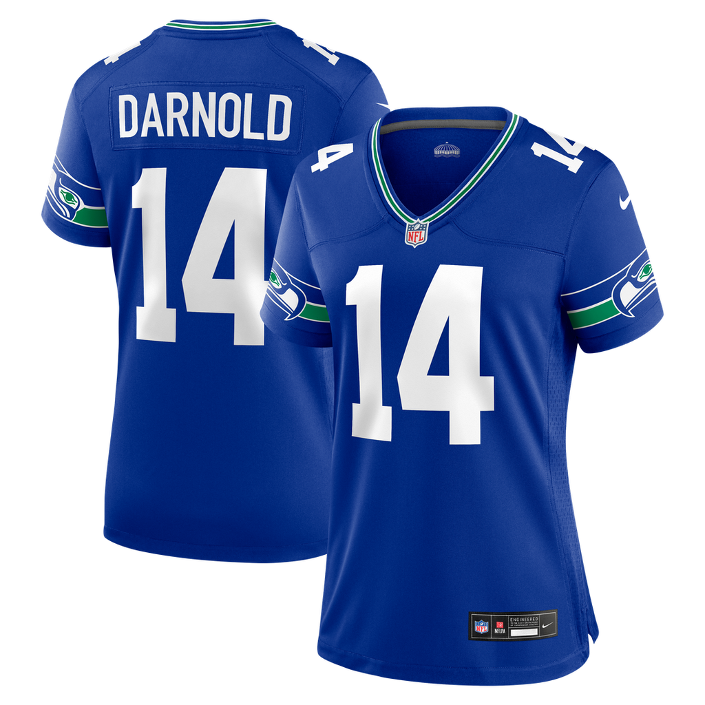 Sam Darnold Seattle Seahawks Nike Women's Alternate Game Jersey - Royal Official NFL Team Apparel Football Fan Gear