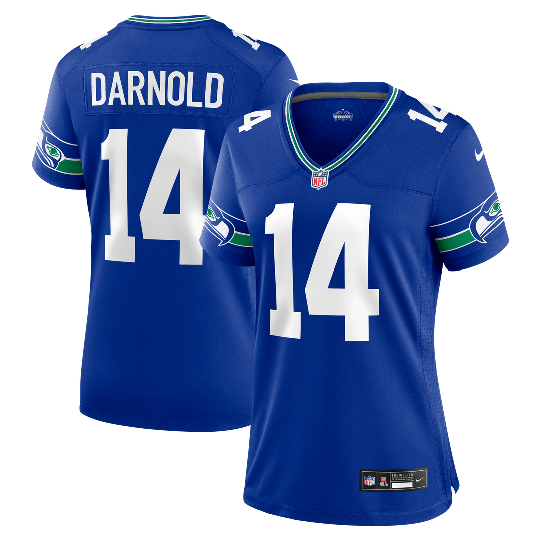 Sam Darnold Seattle Seahawks Nike Women's Alternate Game Jersey - Royal Official NFL Team Apparel Football Fan Gear