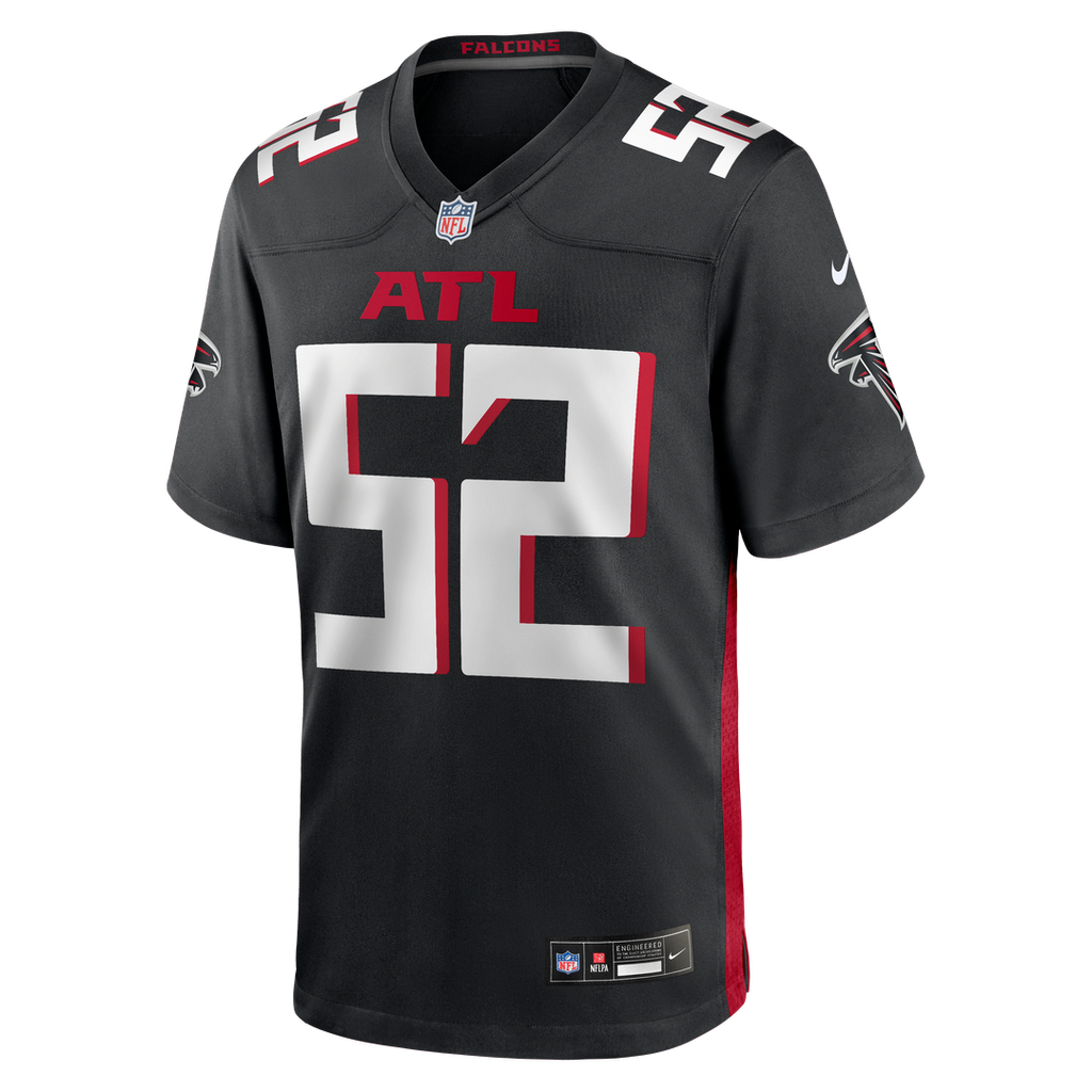 Jovaughn Gwyn Atlanta Falcons Nike Team Game Jersey - Black Official NFL Team Apparel Football Fan Gear