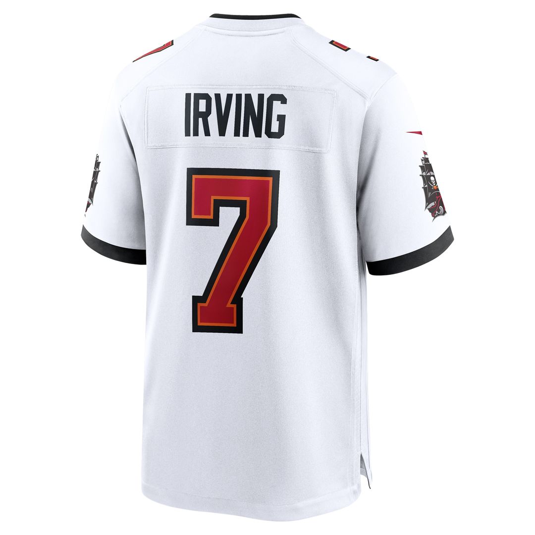 Bucky Irving Tampa Bay Buccaneers Nike Game Jersey - White Official NFL Team Apparel Football Fan Gear