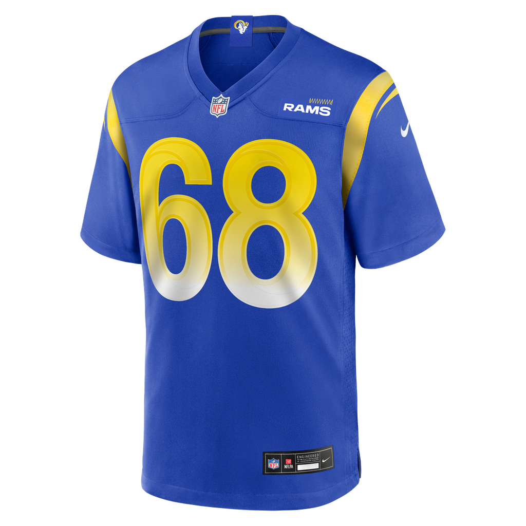 Mike McAllister Los Angeles Rams Nike Home Game Jersey - Royal Official NFL Team Apparel Football Fan Gear