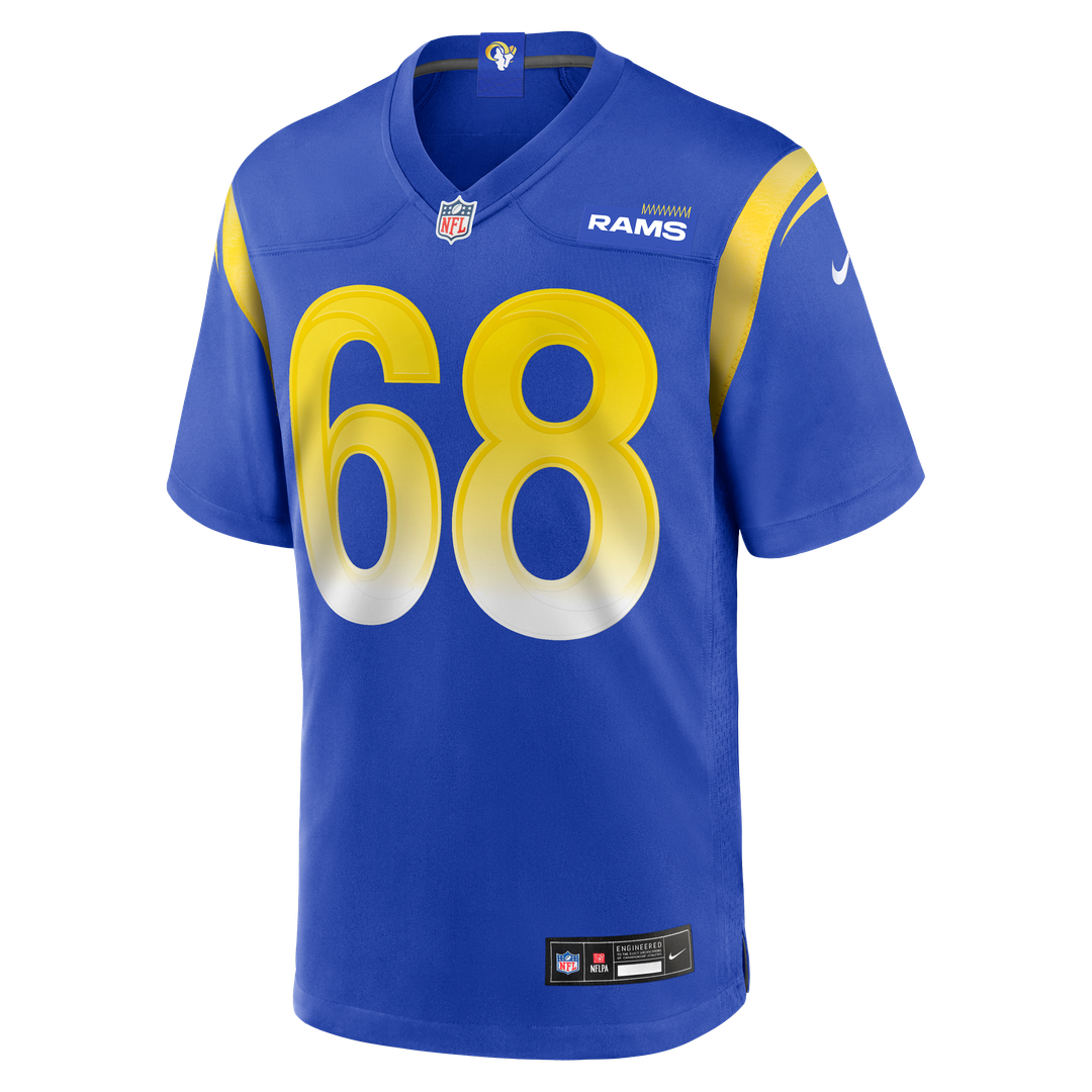 Mike McAllister Los Angeles Rams Nike Home Game Jersey - Royal Official NFL Team Apparel Football Fan Gear