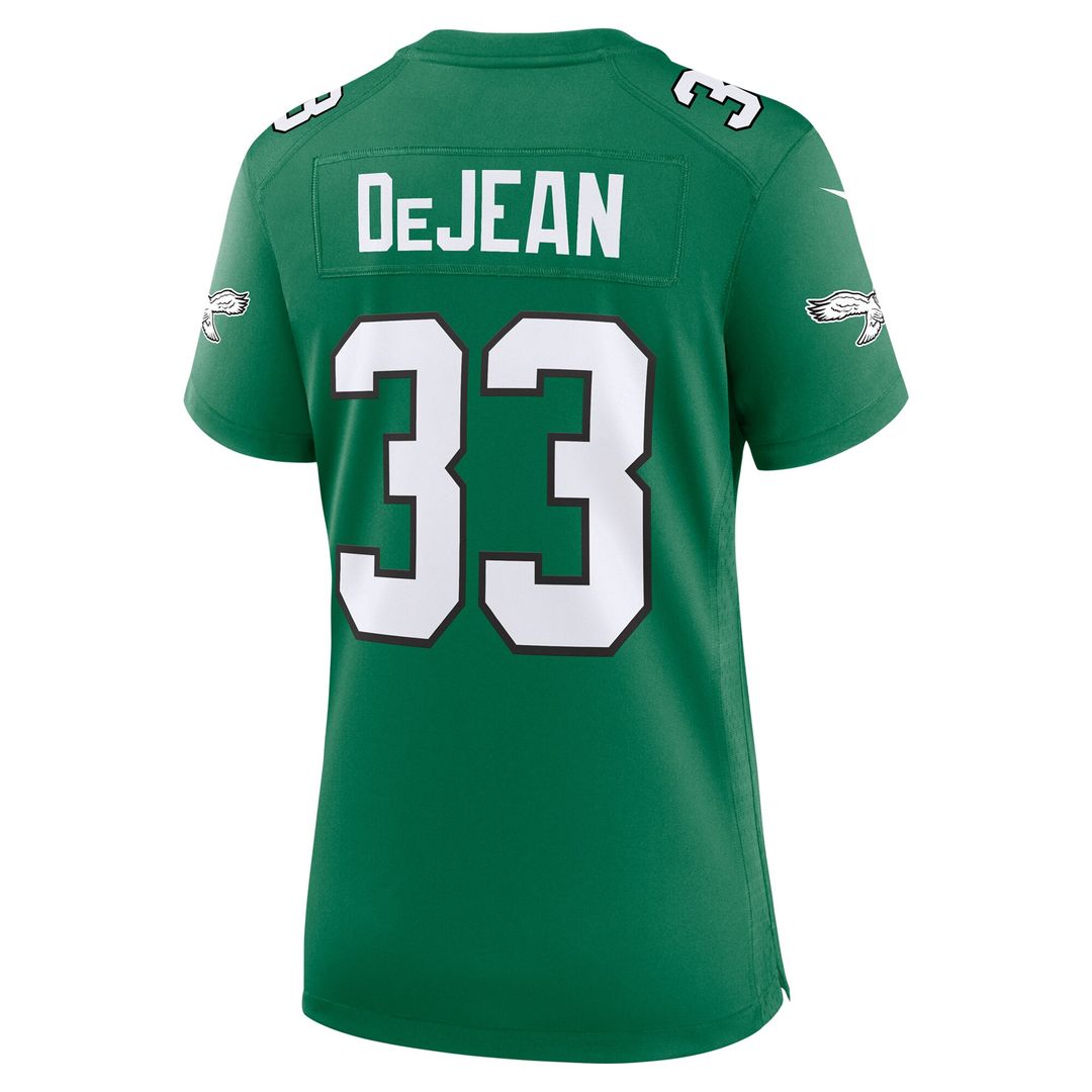 Cooper DeJean Philadelphia Eagles Nike Women's Alternate Game Jersey - Kelly Green Official NFL Team Apparel Football Fan Gear