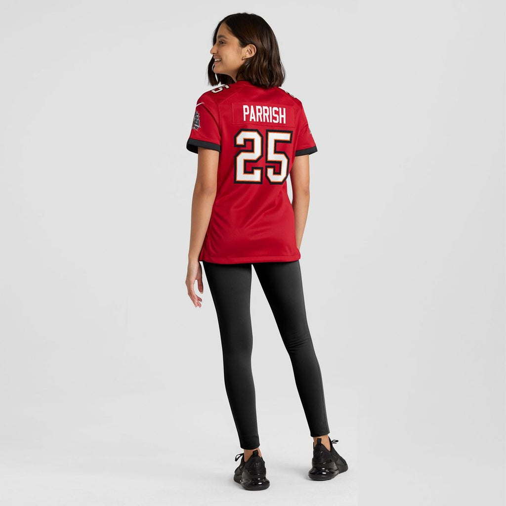 Jacob Parrish Tampa Bay Buccaneers Nike Women's Team Game Jersey - Red Official NFL Team Apparel Football Fan Gear