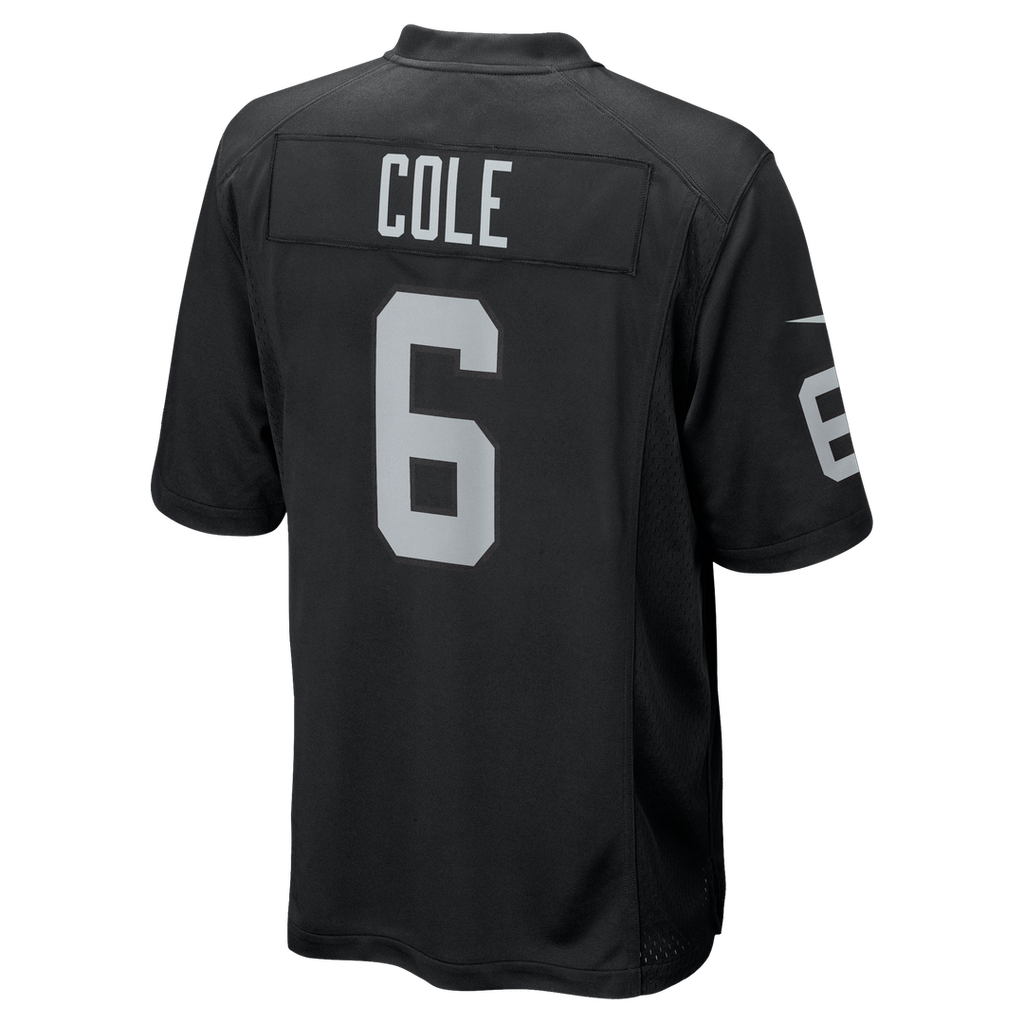 AJ Cole Las Vegas Raiders Nike Game Jersey - Black Official NFL Team Apparel Football Fan Gear
