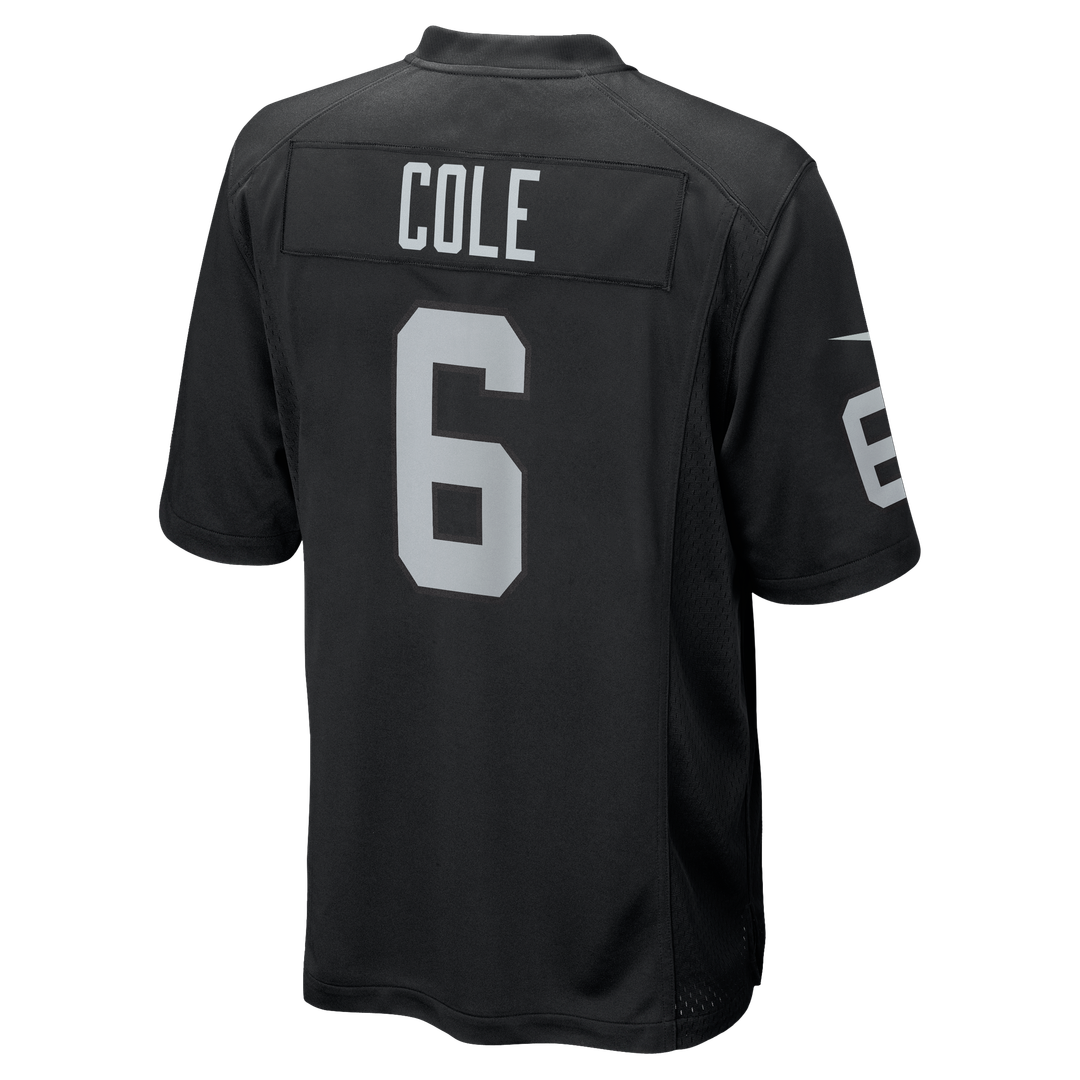 AJ Cole Las Vegas Raiders Nike Game Jersey - Black Official NFL Team Apparel Football Fan Gear