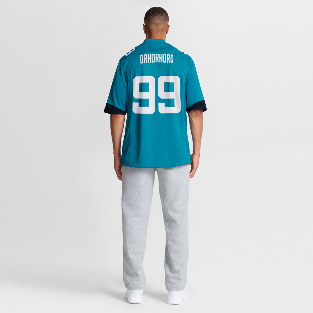 Ruke Orhorhoro Jacksonville Jaguars Nike Team Game Jersey - Teal Official NFL Team Apparel Football Fan Gear