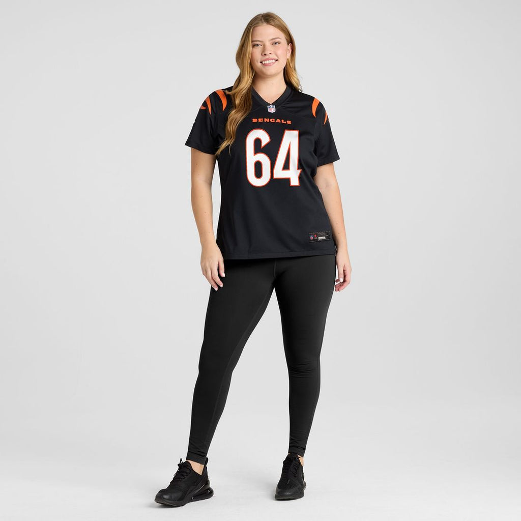 Ted Karras Cincinnati Bengals Nike Women's Game Player Jersey - Black Official NFL Team Apparel Football Fan Gear