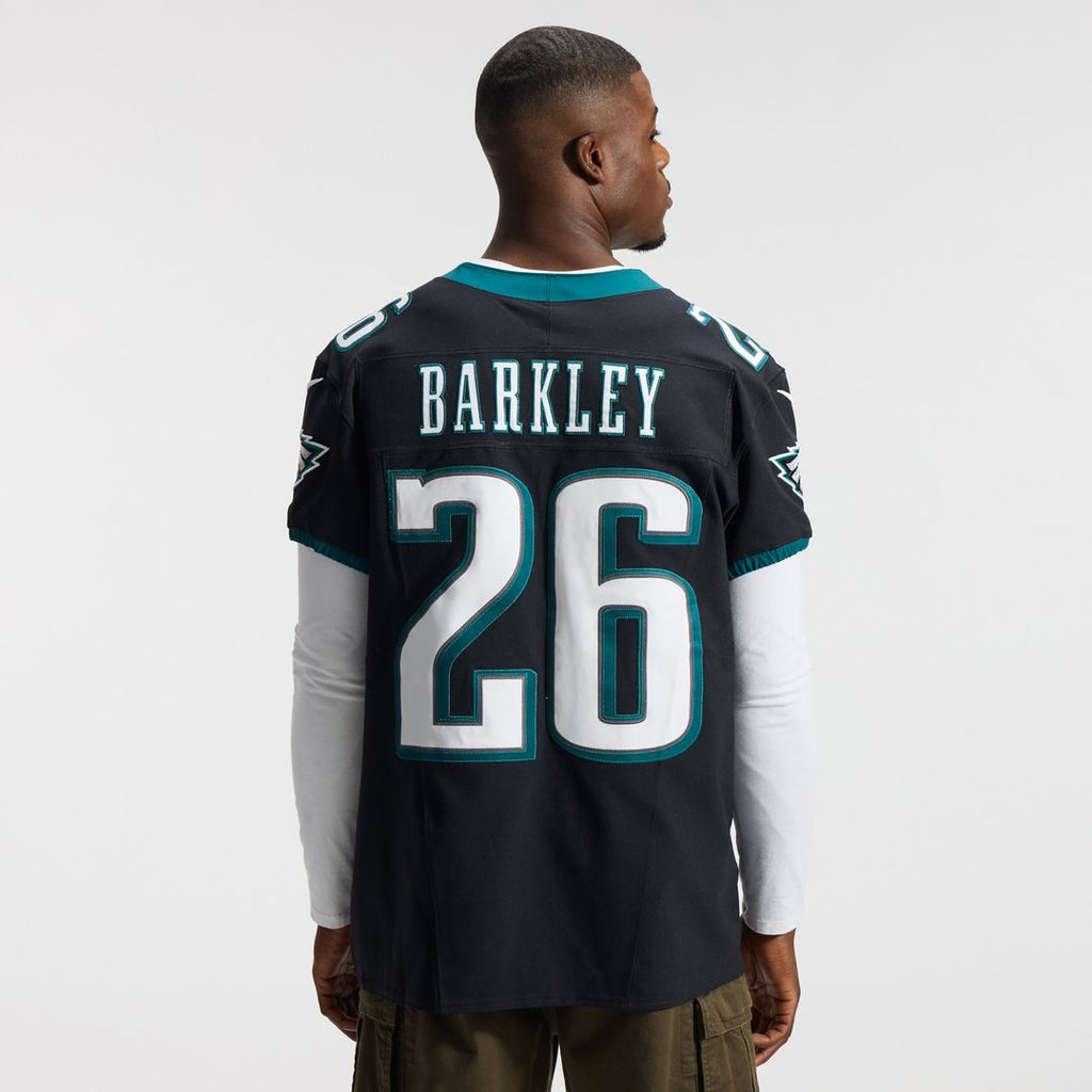 Saquon Barkley Philadelphia Eagles Nike Alternate Vapor F.U.S.E. Elite Jersey - Black Official NFL Team Apparel Football Fan Gear
