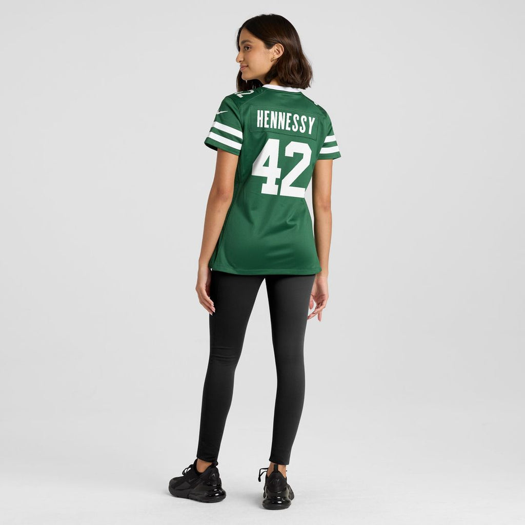 Thomas Hennessy New York Jets Nike Women's Game Jersey - Legacy Green Official NFL Team Apparel Football Fan Gear