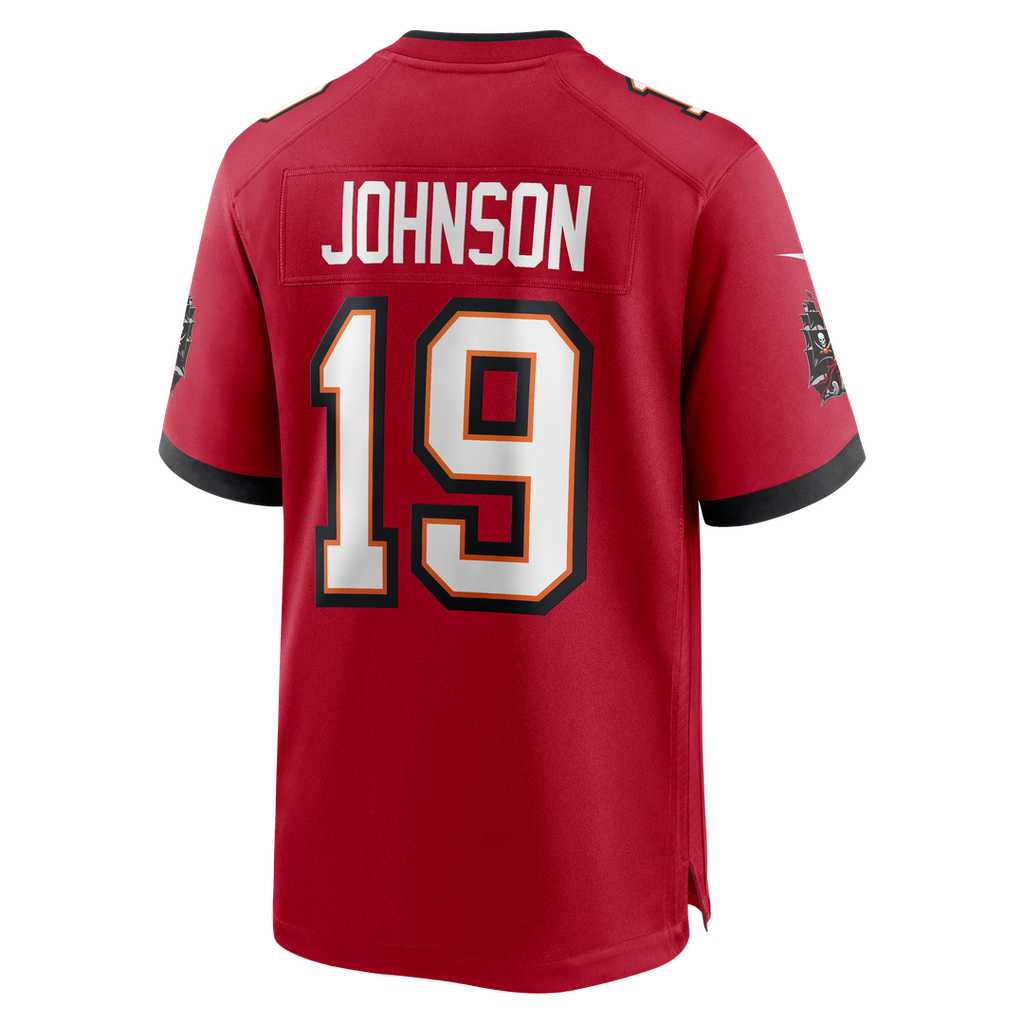 Keyshawn Johnson Tampa Bay Buccaneers Nike Game Retired Player Jersey - Red Official NFL Team Apparel Football Fan Gear