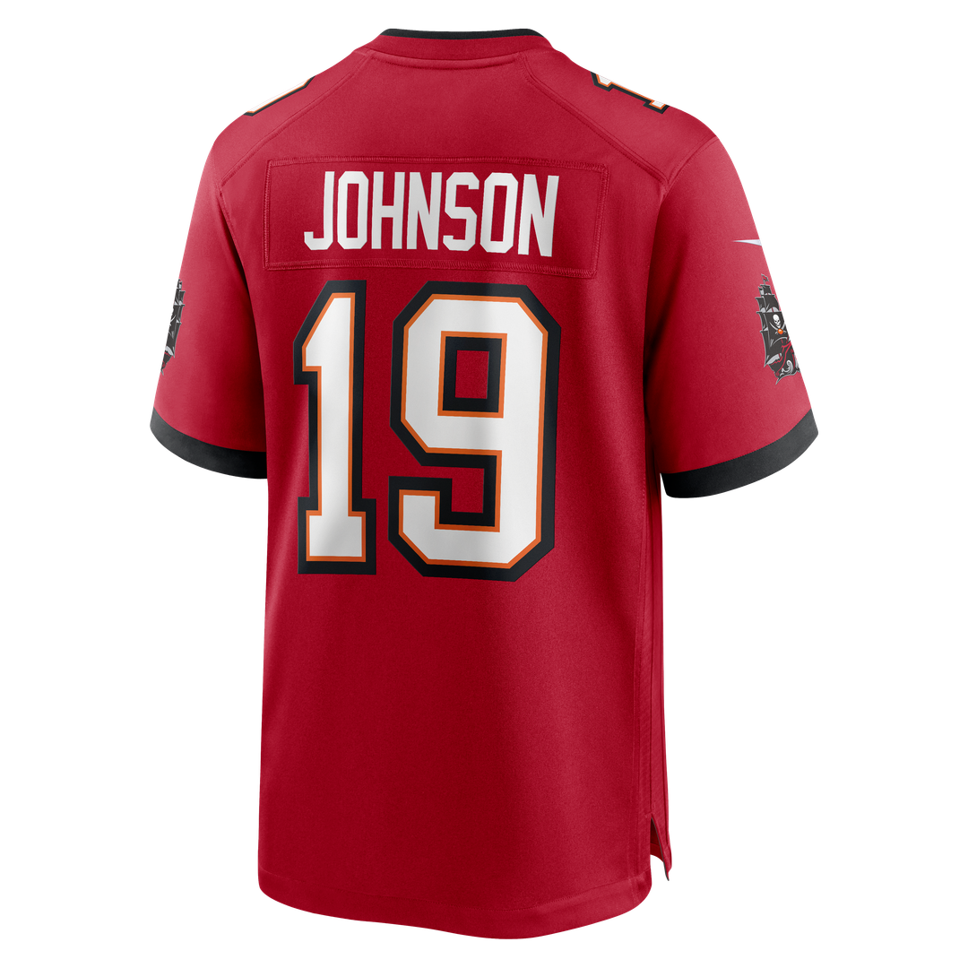 Keyshawn Johnson Tampa Bay Buccaneers Nike Game Retired Player Jersey - Red Official NFL Team Apparel Football Fan Gear