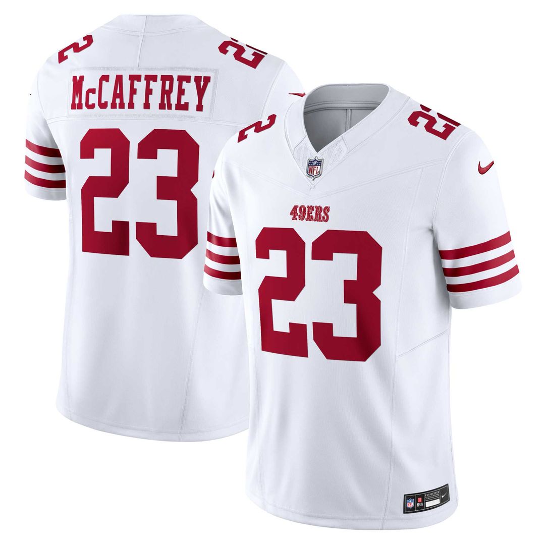 Christian McCaffrey San Francisco 49ers Nike Vapor F.U.S.E. Limited Jersey - Scarlet Official NFL Team Apparel Football Fan Gear