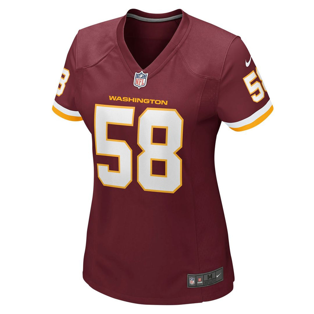 Shaka Toney Washington Football Team Nike Women's Game Jersey - Burgundy Official NFL Team Apparel Football Fan Gear