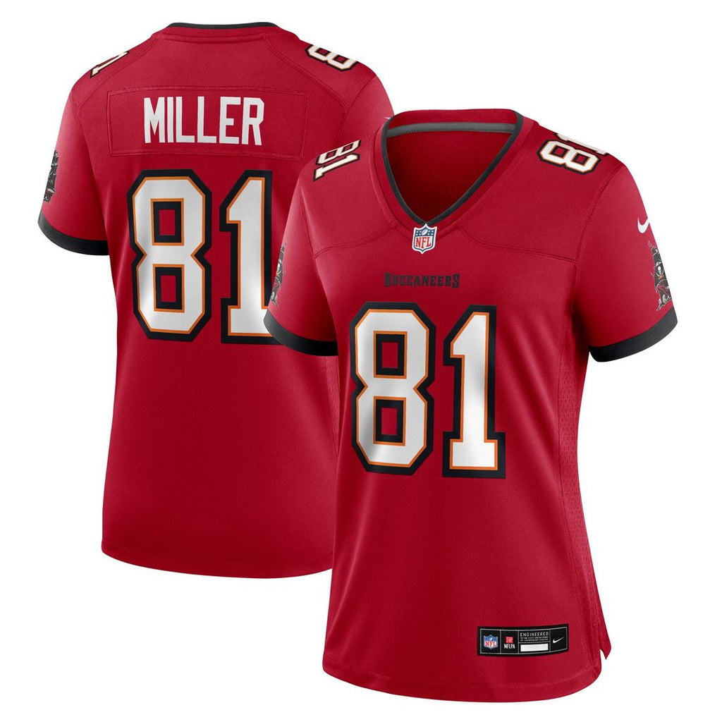 Ryan Miller Tampa Bay Buccaneers Nike Women's Team Game Jersey - Red Official NFL Team Apparel Football Fan Gear
