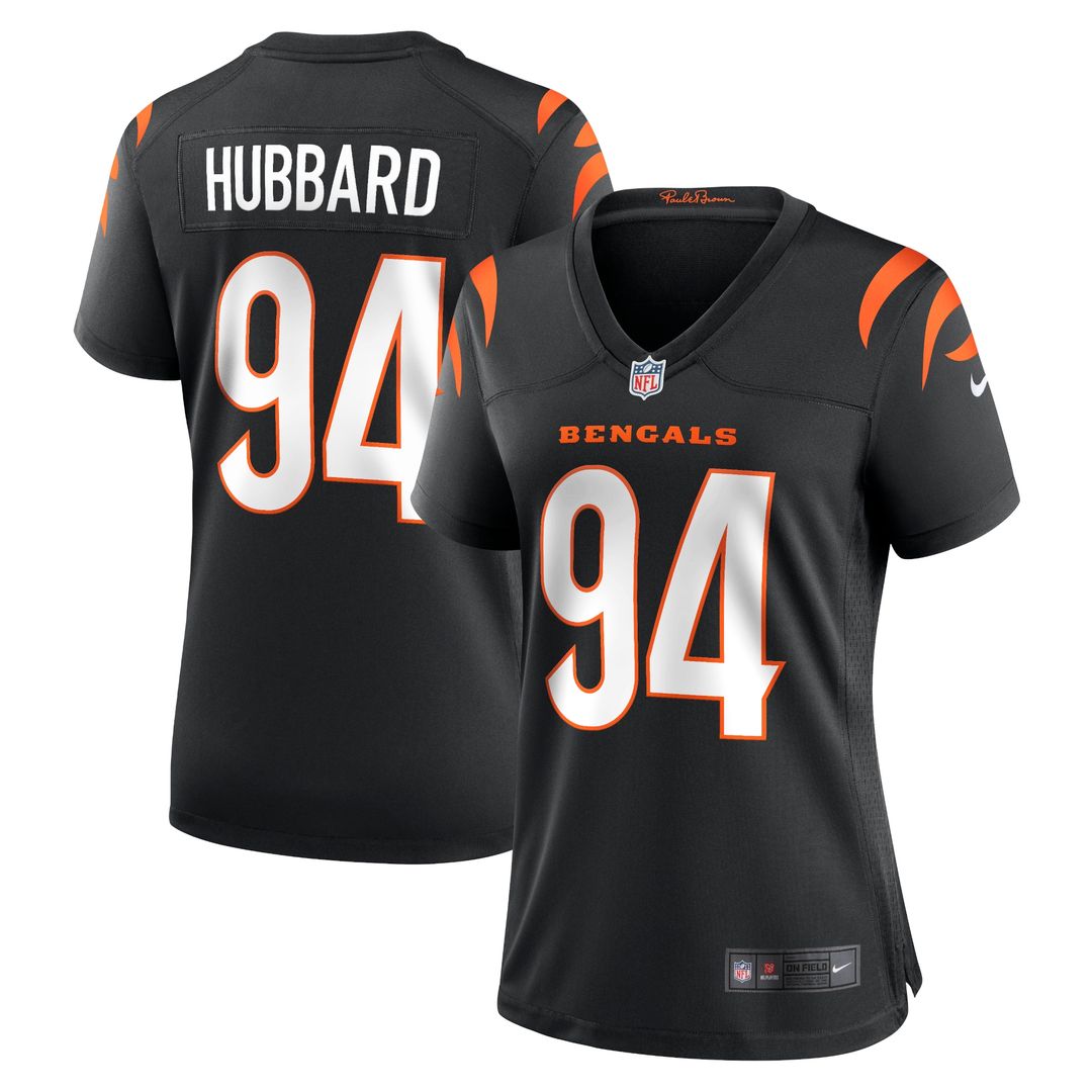 Sam Hubbard Cincinnati Bengals Nike Women's Player Jersey - Black Official NFL Team Apparel Football Fan Gear