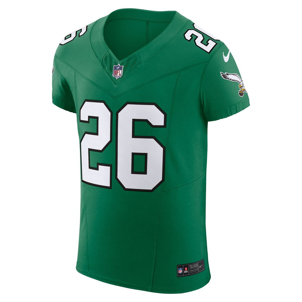 Saquon Barkley Philadelphia Eagles Nike Alternate Vapor F.U.S.E. Elite Jersey - Black Official NFL Team Apparel Football Fan Gear