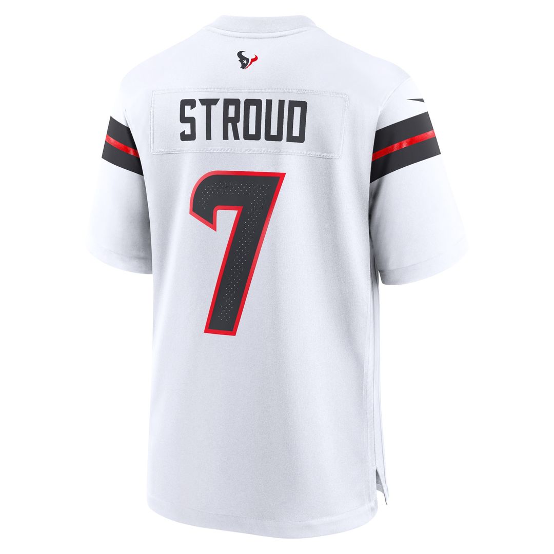 C.J. Stroud Houston Texans Nike Game Jersey - White Official NFL Team Apparel Football Fan Gear