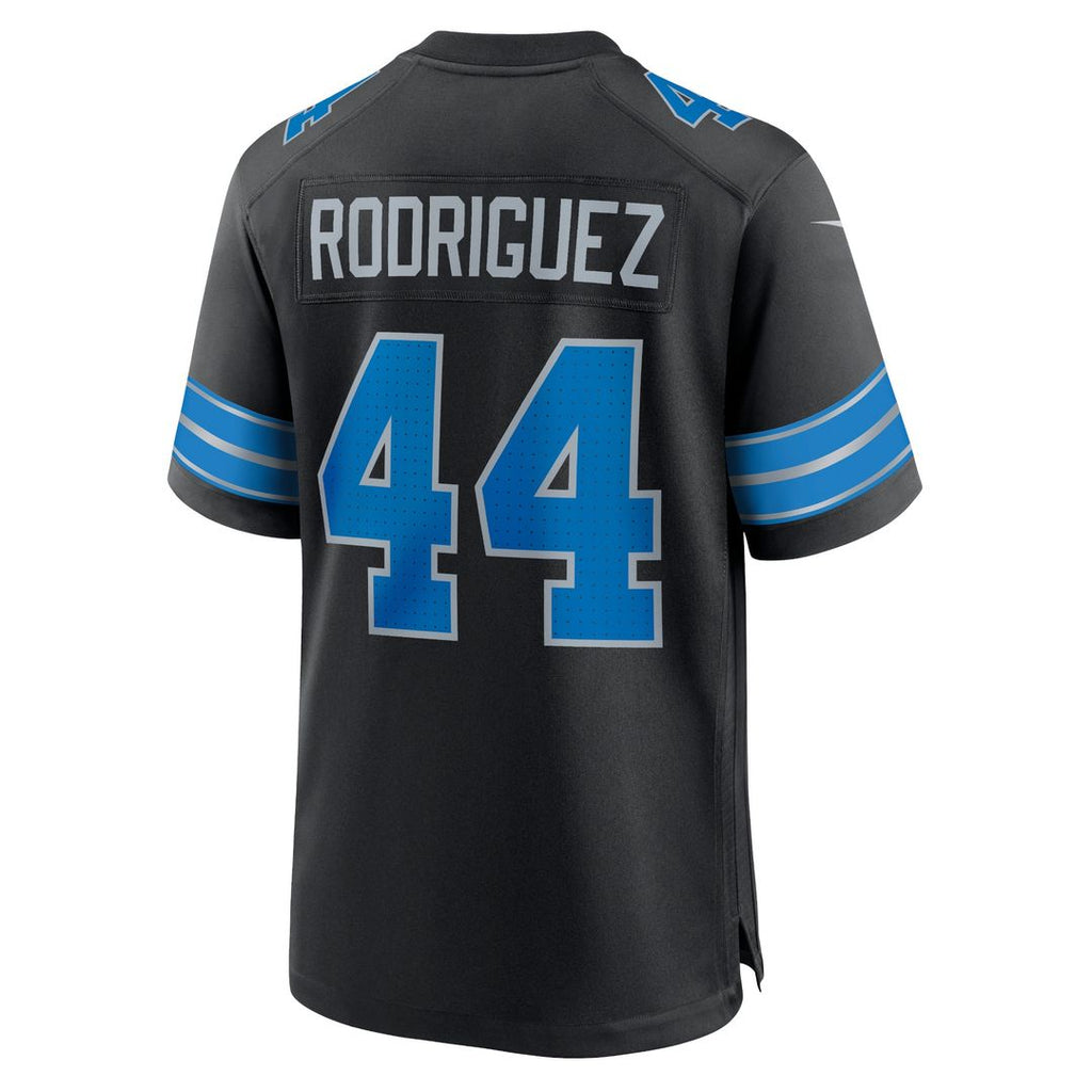 Malcolm Rodriguez Detroit Lions Nike 2nd Alternate Game Jersey - Black Official NFL Team Apparel Football Fan Gear