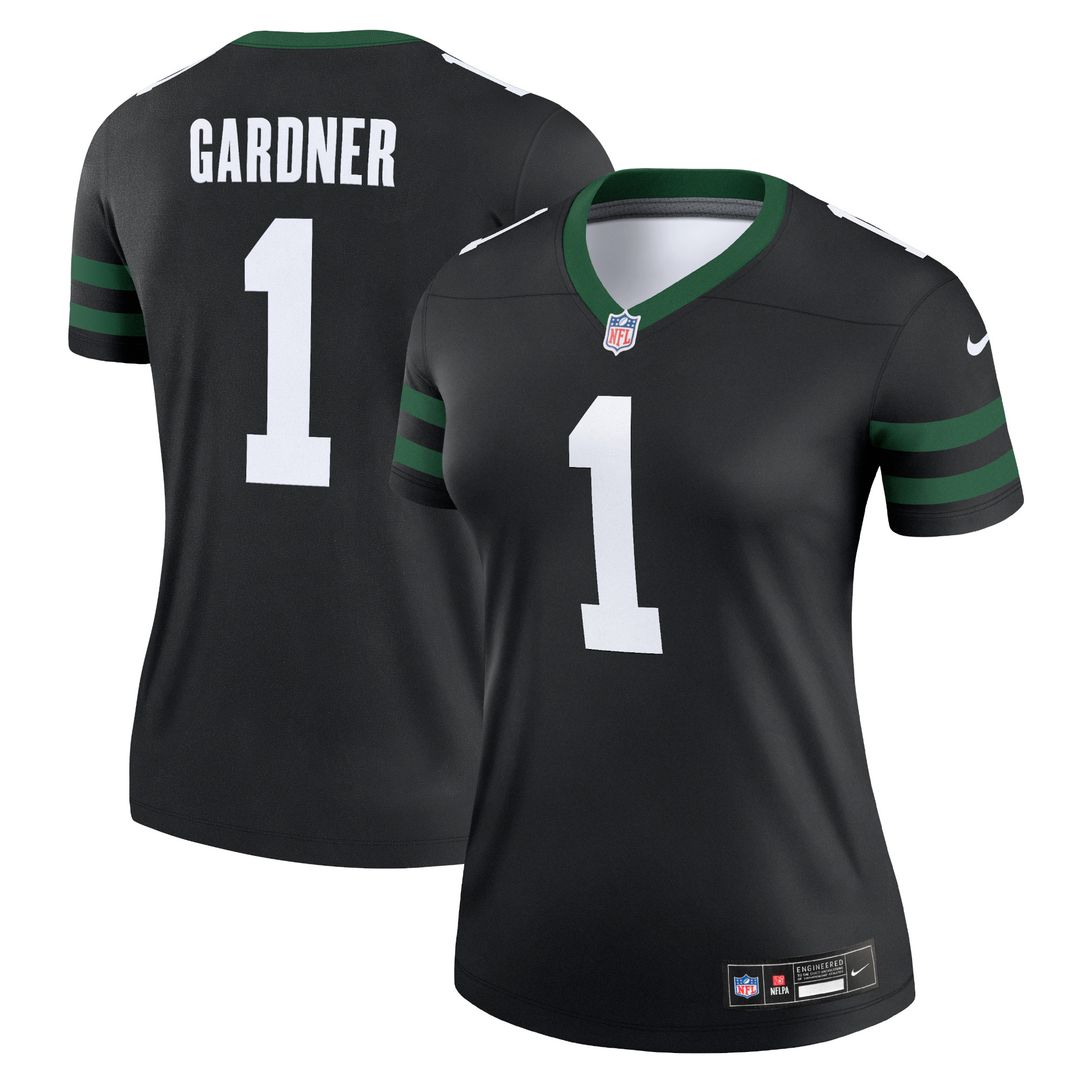 Ahmad Sauce Gardner New York Jets Nike Women's Alternate Legend Player Performance Top - Legacy Black NFL Fan Gear Popular Style
