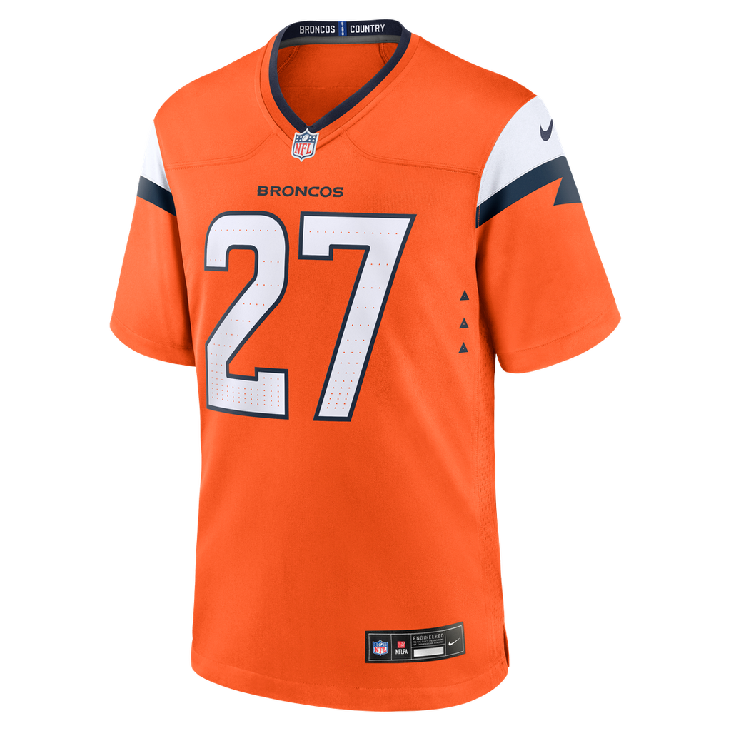 J.K. Dobbins Denver Broncos Nike Alternate Game Jersey - Navy Official NFL Team Apparel Football Fan Gear