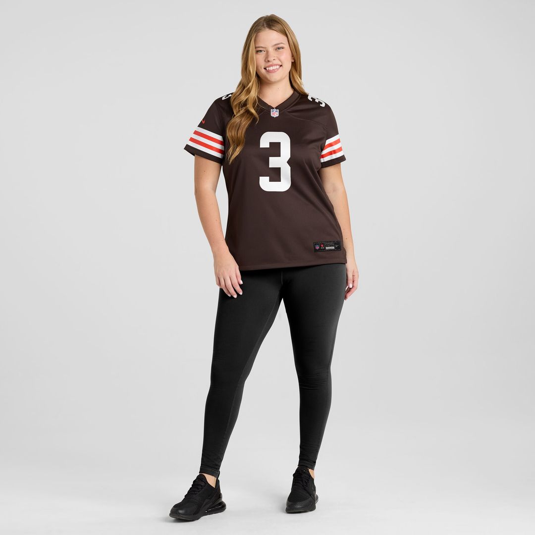 Jerry Jeudy Cleveland Browns Nike Women's Game Jersey - Brown Official NFL Team Apparel Football Fan Gear