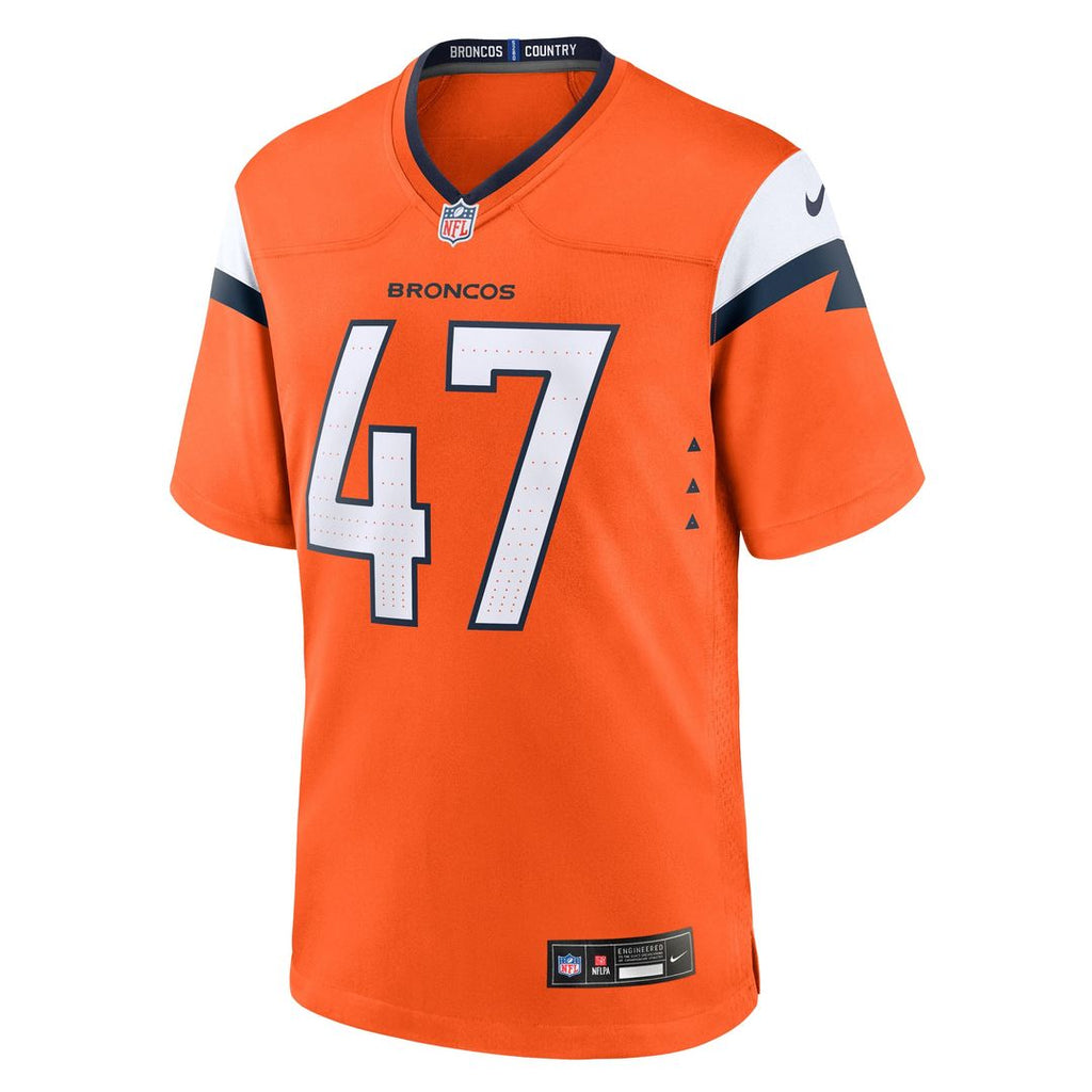 Karene Reid Denver Broncos Nike Team Game Jersey - Orange Official NFL Team Apparel Football Fan Gear