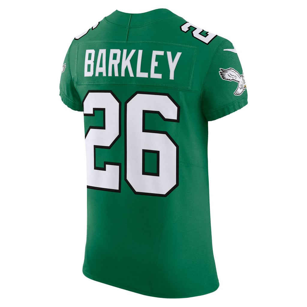 Saquon Barkley Philadelphia Eagles Nike Alternate Vapor F.U.S.E. Elite Jersey - Kelly Green Official NFL Team Apparel Football Fan Gear