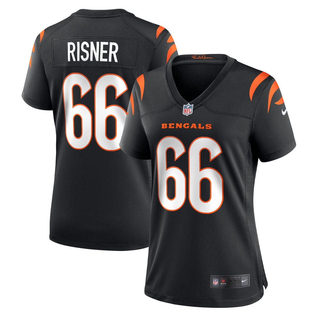Dalton Risner Cincinnati Bengals Nike Women's Team Game Jersey - Black Official NFL Team Apparel Football Fan Gear
