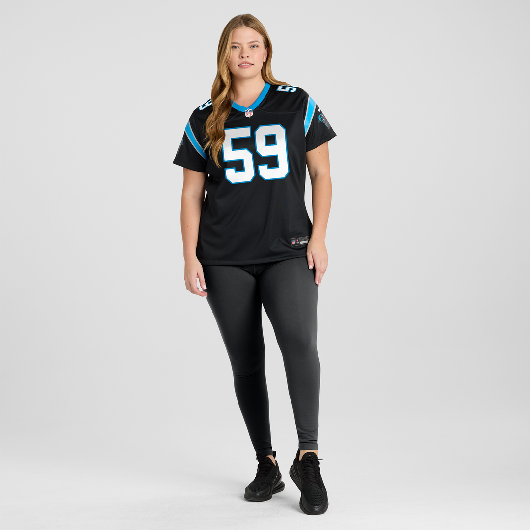 Luke Kuechly Carolina Panthers Nike Women's Team Game Jersey - Black Official NFL Team Apparel Football Fan Gear