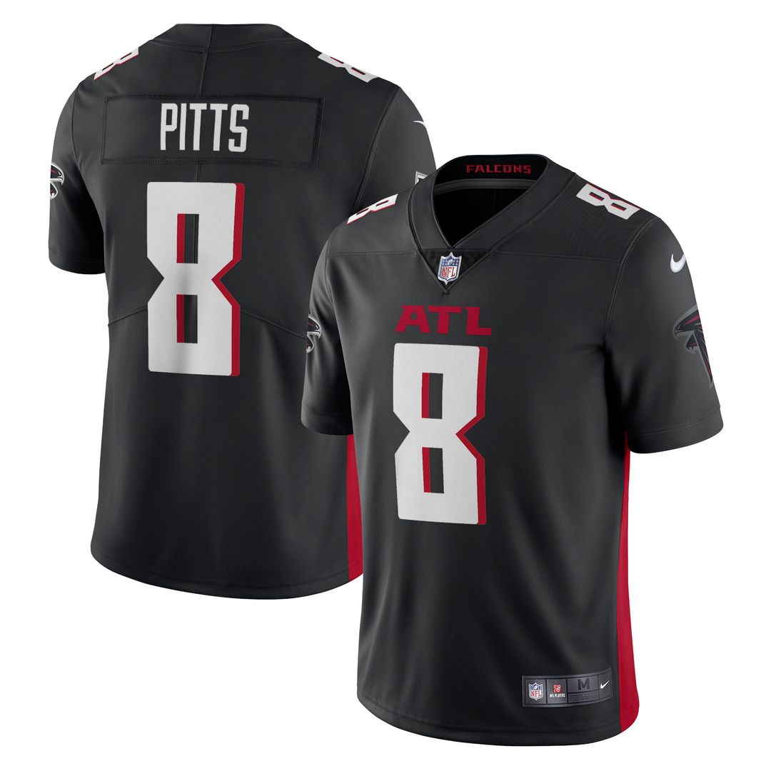 Kyle Pitts Atlanta Falcons Nike Vapor Limited Jersey - Black Official NFL Team Apparel Football Fan Gear