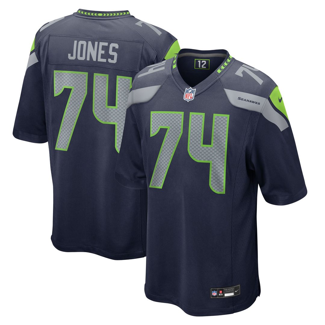 Josh Jones Seattle Seahawks Nike Team Game Jersey - College Navy Official NFL Team Apparel Football Fan Gear